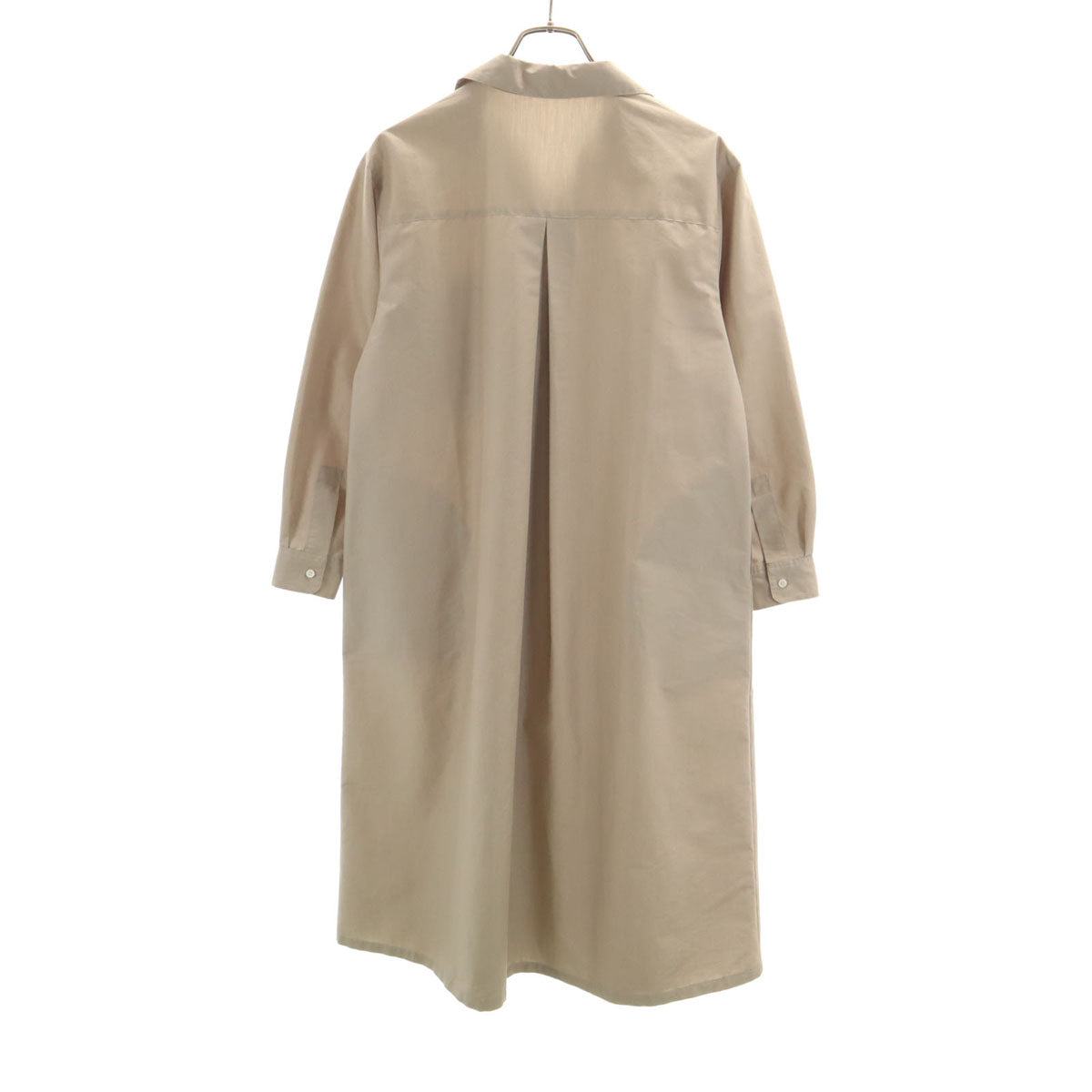 MACKINTOSH PHILOSOPHY マッキントッシュフィロソフィー 日本製 長袖 シャツワンピース 2 ベージュ レディース