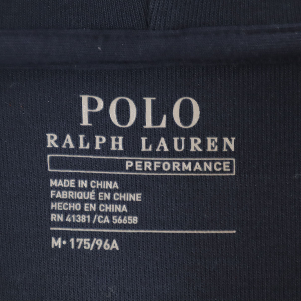 POLO RALPH LAUREN ポロラルフローレン 長袖 スウェット ジップパーカー M ネイビー メンズ