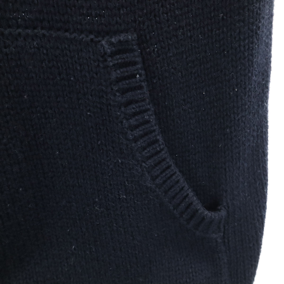 GAP ギャップ 長袖 ダッフル ニット パーカー M ネイビー プルオーバー メンズ