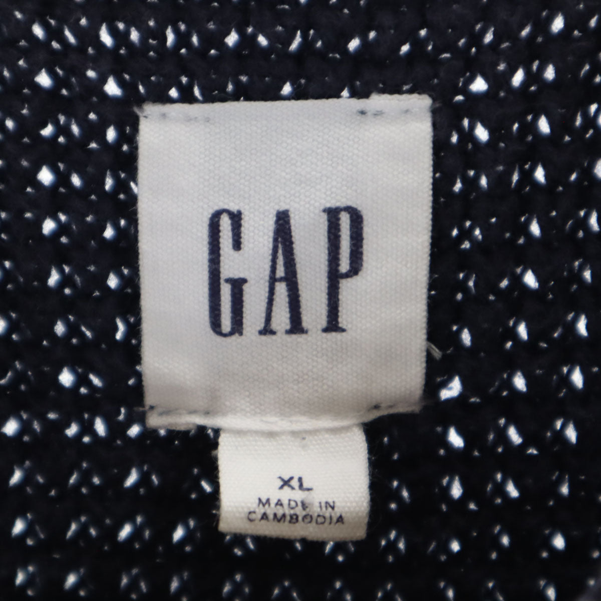 GAP ギャップ 長袖 セーター XL ネイビー ニット メンズ