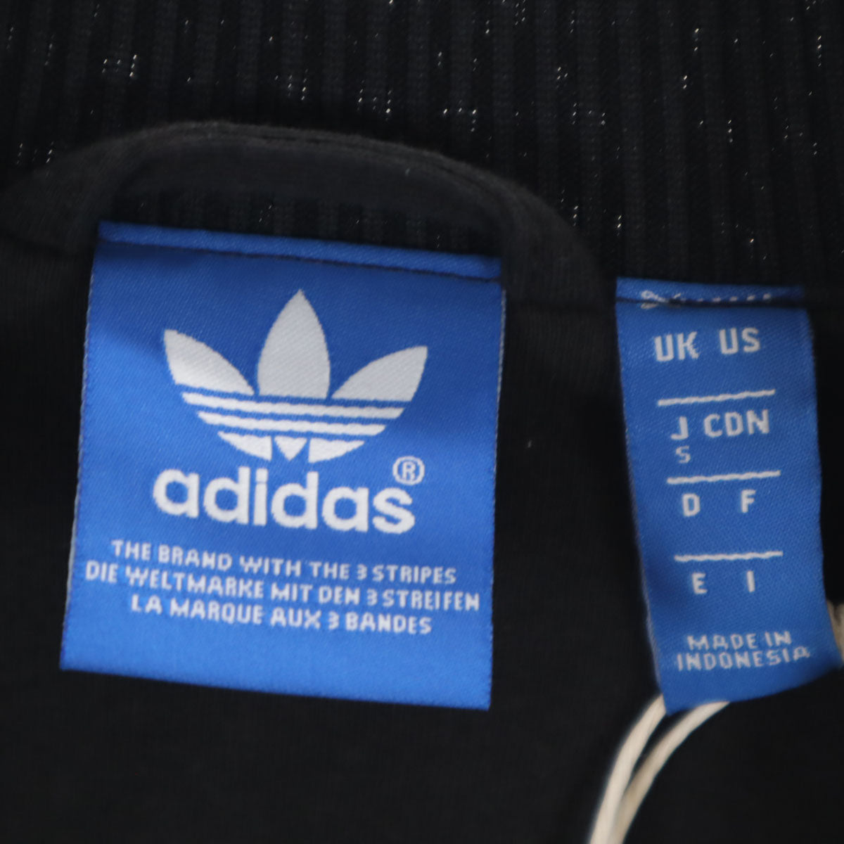 未使用 adidas Originals アディダスオリジナルス トレフォイルロゴ ボンバー ジャケット S ブラック ブルゾン レディース