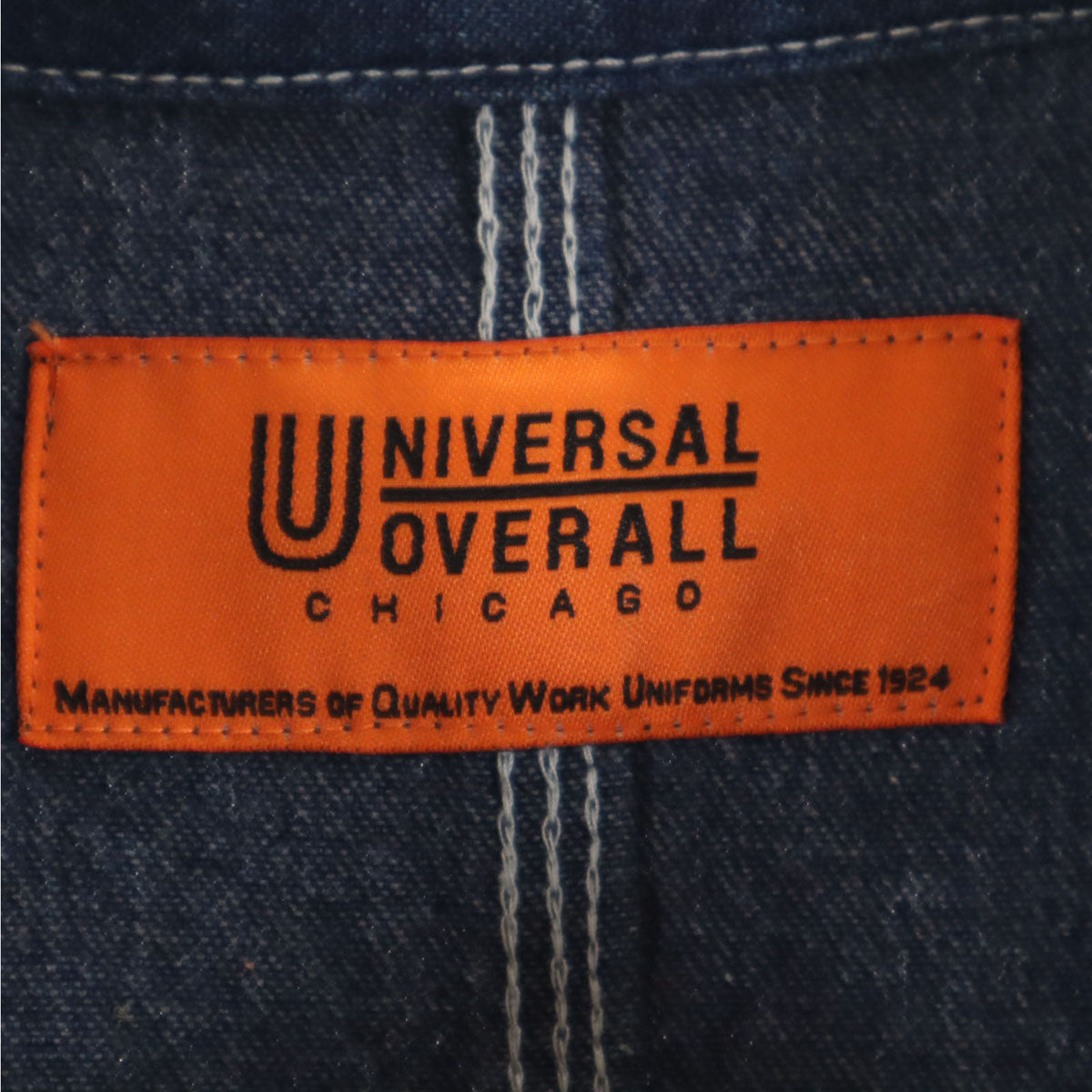 UNIVERSAL OVERALL ユニバーサルオーバーオール デニム カバーオール M インディゴブルー メンズ