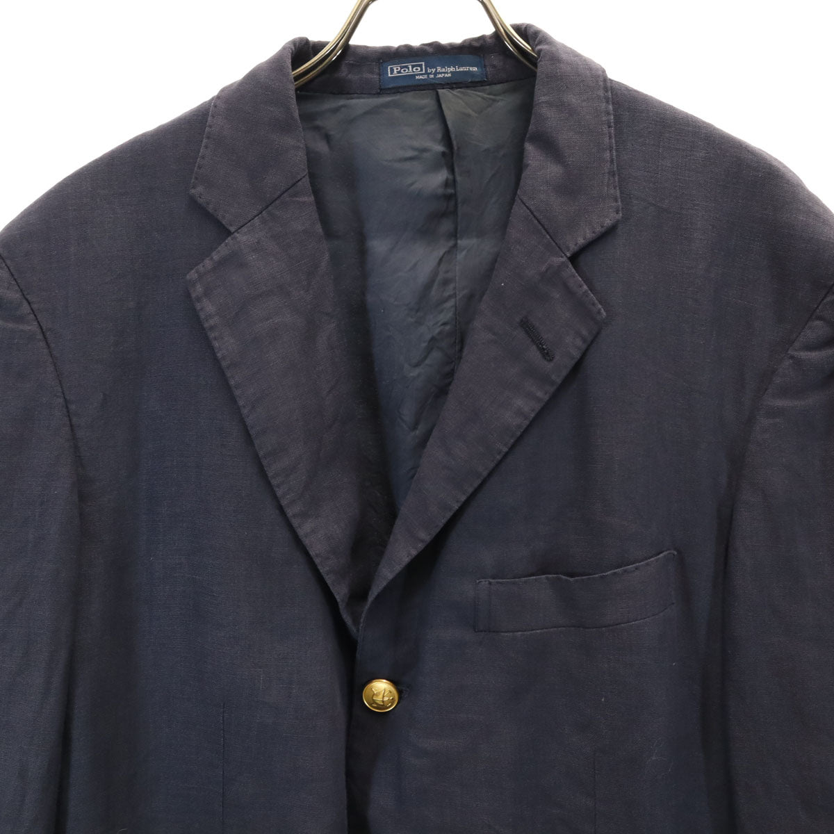 Polo by Ralph Lauren ポロバイラルフローレン リネン100% テーラードジャケット C102-W94-T180 B7 グレー系 メンズ
