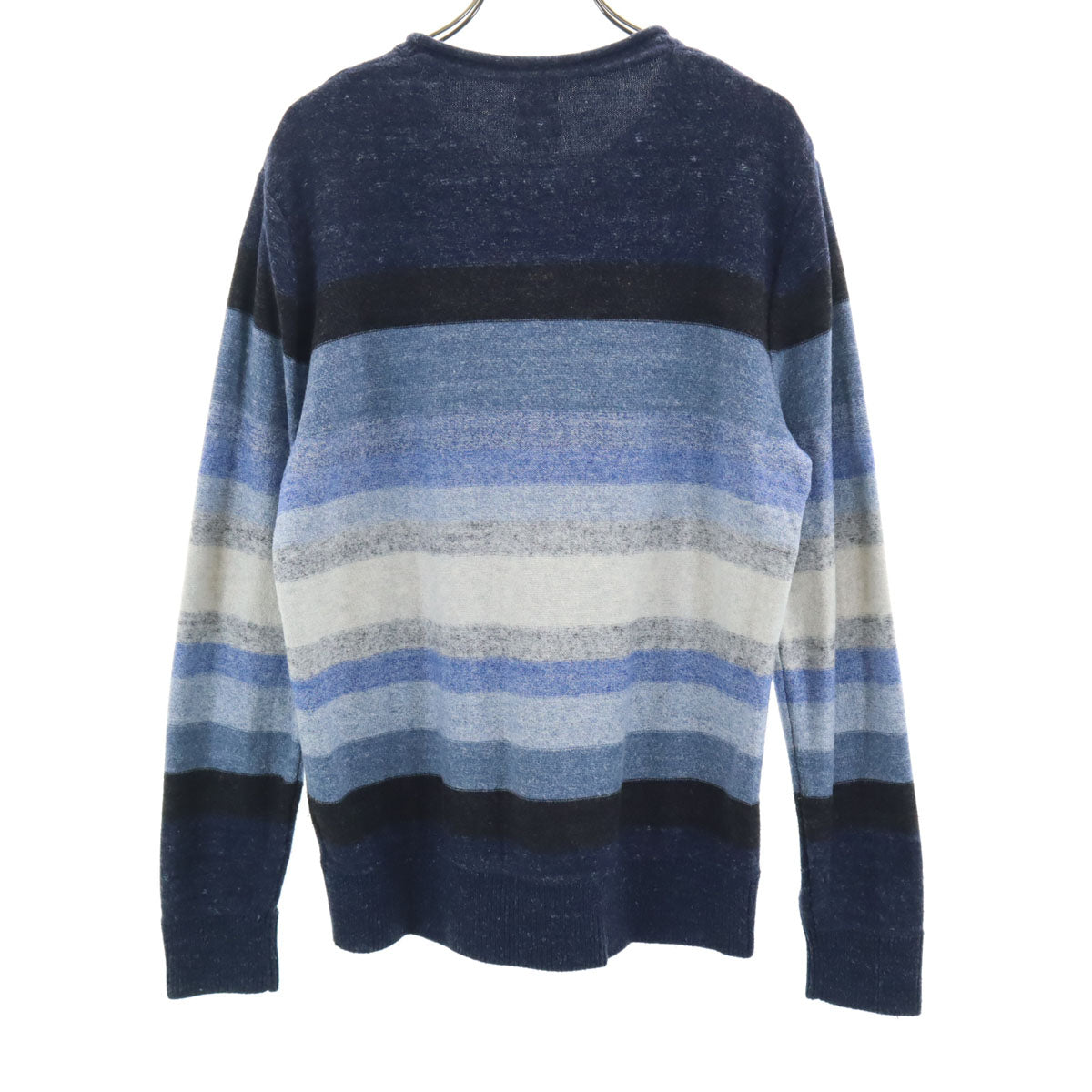 GAP ギャップ ボーダー柄 長袖 セーター S ネイビー系 ニット メンズ