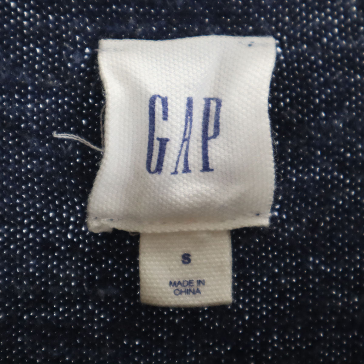 GAP ギャップ ボーダー柄 長袖 セーター S ネイビー系 ニット メンズ
