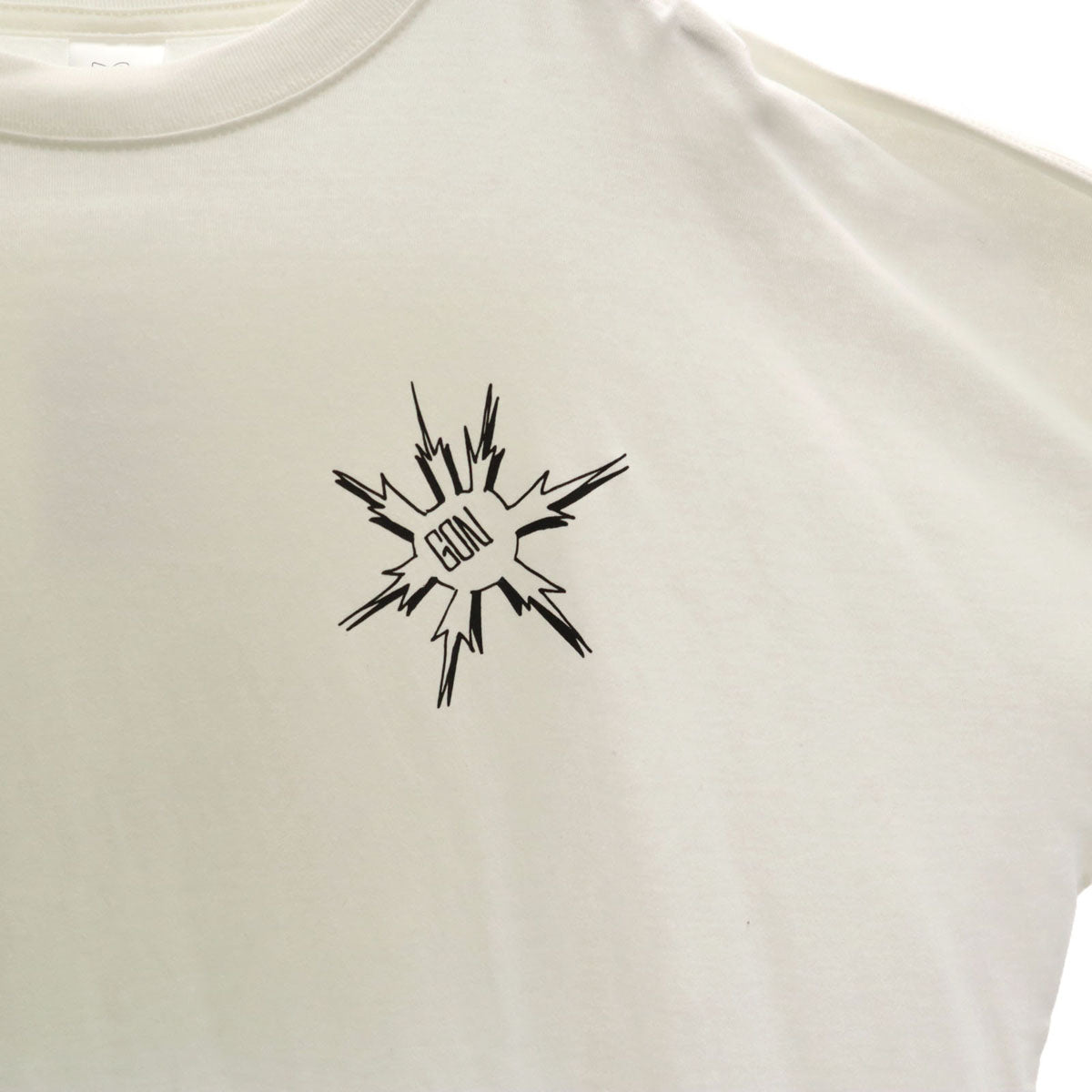 未使用 Mark Gonzales マークゴンザレス バックプリント 長袖 Tシャツ L ホワイト ロンT メンズ