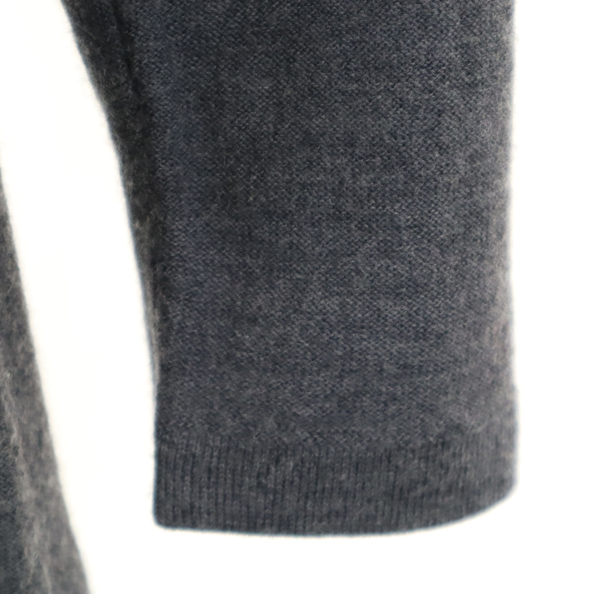 Sonia Rykiel ソニアリキエル 長袖 スパンコールフリル セーター 38 チャコールグレー ニット レディース