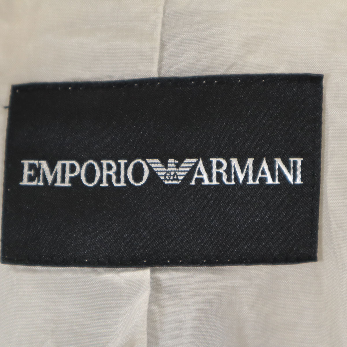 Emporio Armani エンポリオアルマーニ イタリア製 クロップド ジャケット 42 グレー レディース