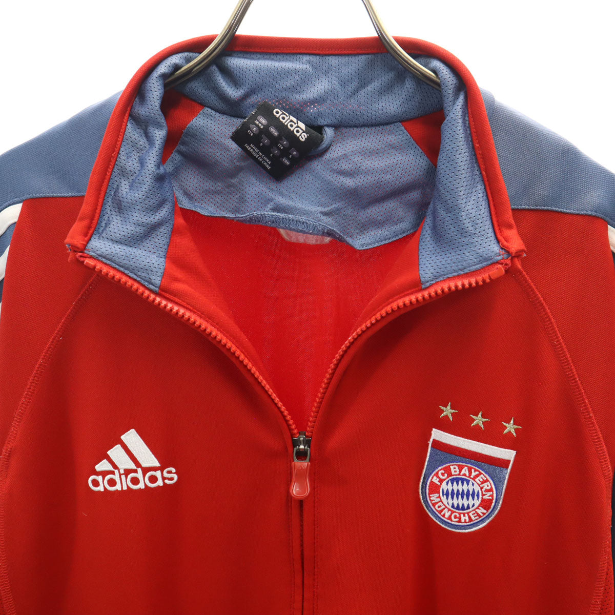 adidas アディダス バイエルンミュンヘン トラックジャケット L レッド ジャージ メンズ