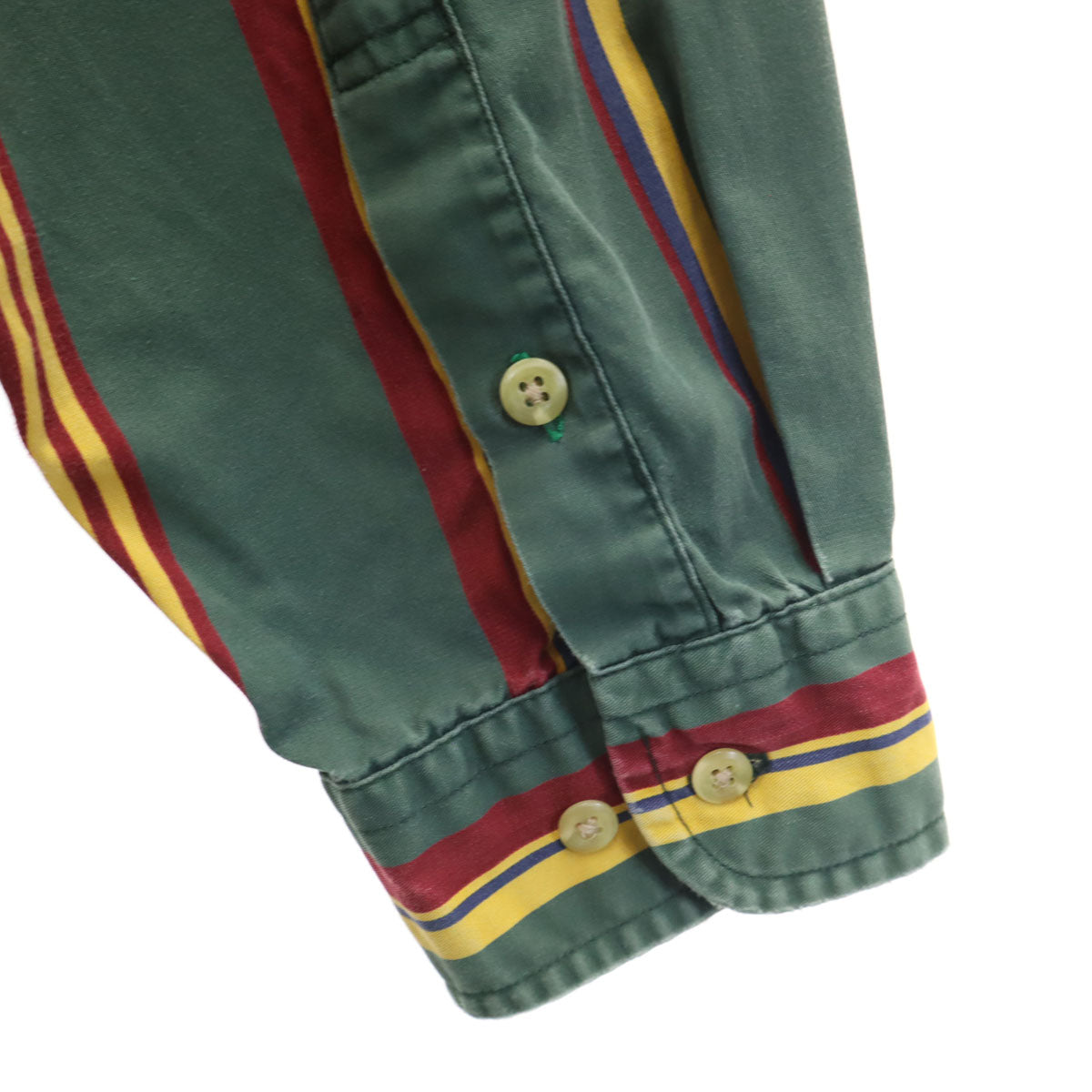 TOMMY HILFIGER トミーヒルフィガー 90s オールド ストライプ柄 長袖 ボタンダウンシャツ XL マルチ メンズ