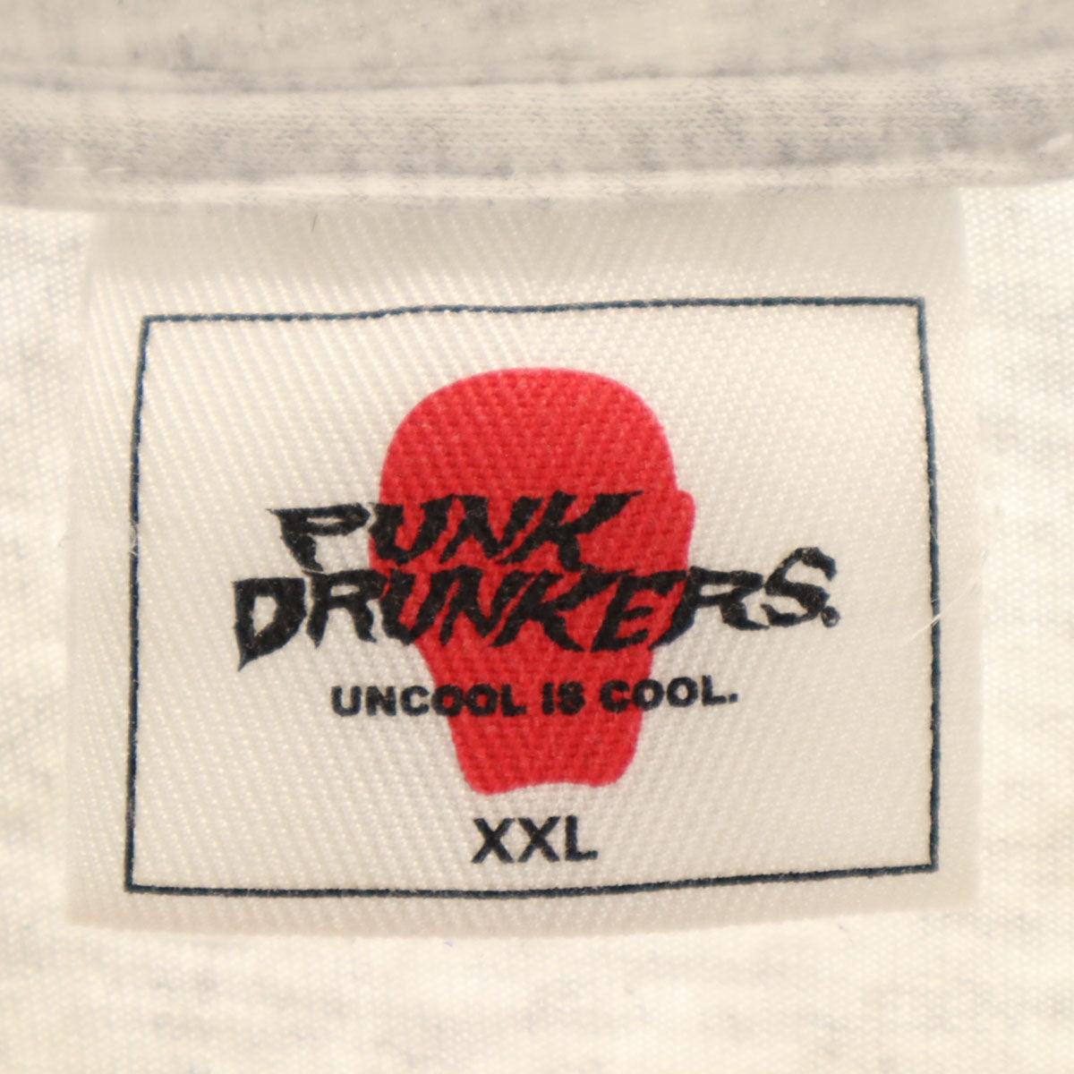 PUNK DRUNKERS パンクドランカーズ バックプリント アイツフル 長袖 Tシャツ XXL グレー ロンT ビッグサイズ メンズ