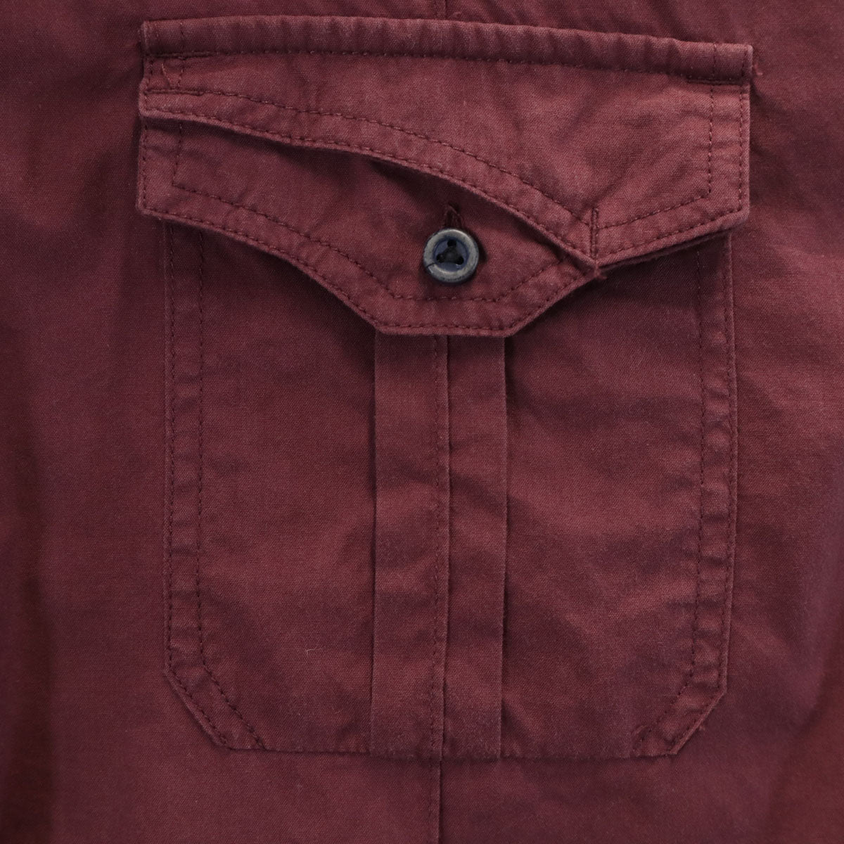 DIESEL ディーゼル 長袖 ミリタリーシャツ XL ワインレッド メンズ