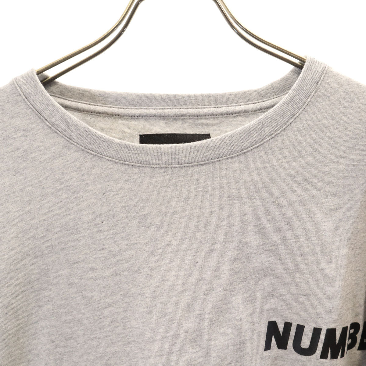 NUMBER (N)INE DENIM ナンバーナイン デニム 長袖 Tシャツ XL グレー ロンT メンズ