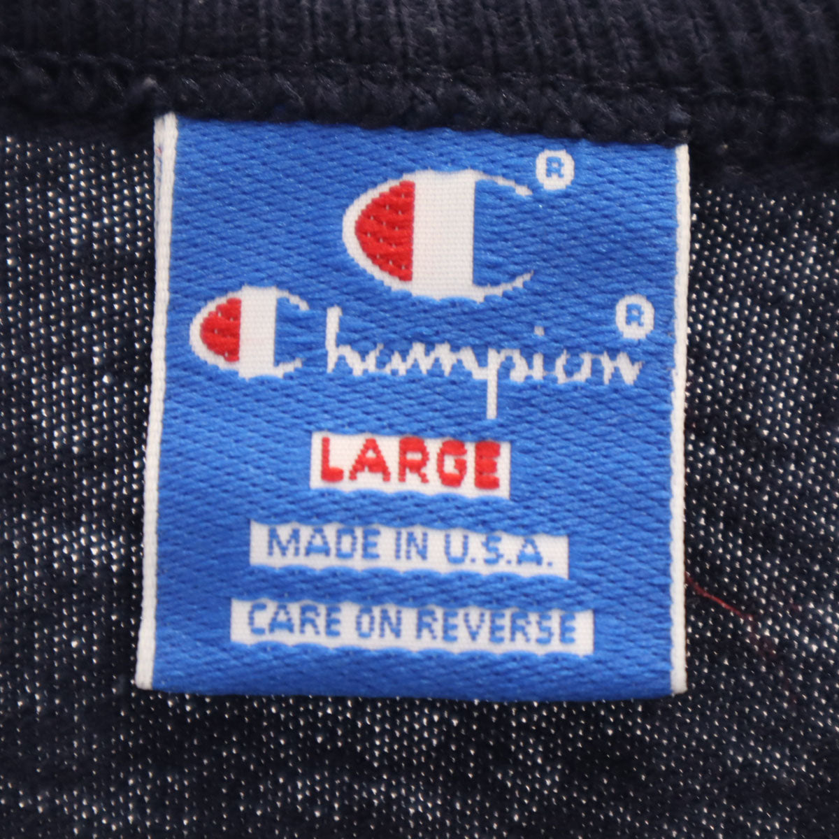 Champion チャンピオン 90s USA製 オールド 長袖 Tシャツ L ネイビー ロンT メンズ