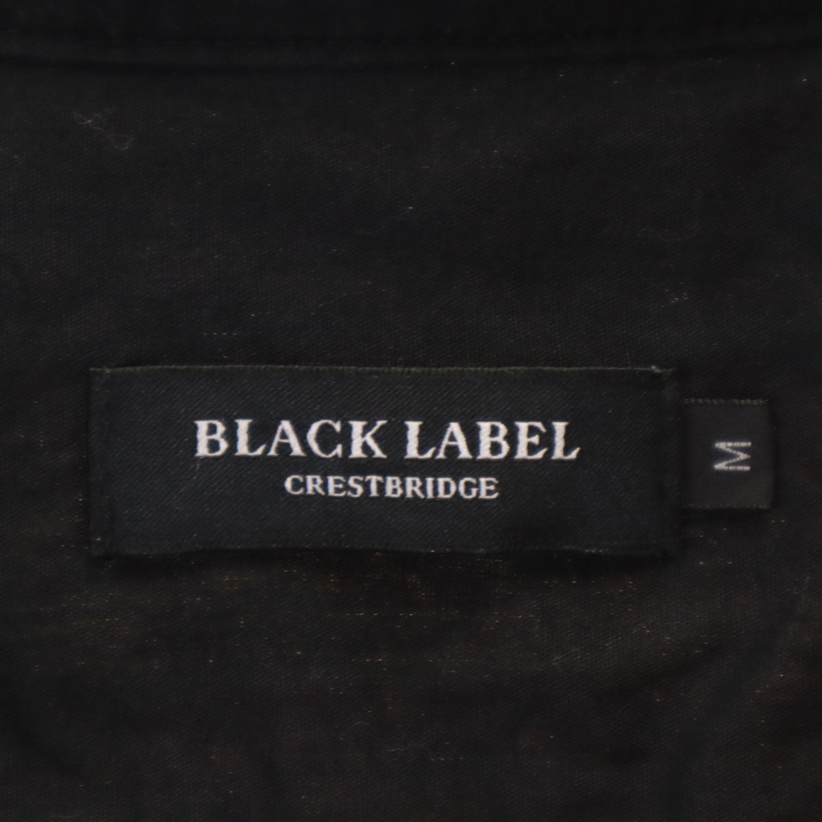 BLACK LABEL CRESTBRIDGE ブラックレーベルクレストブリッジ チェック柄 7分袖 シャツ M レッド メンズ
