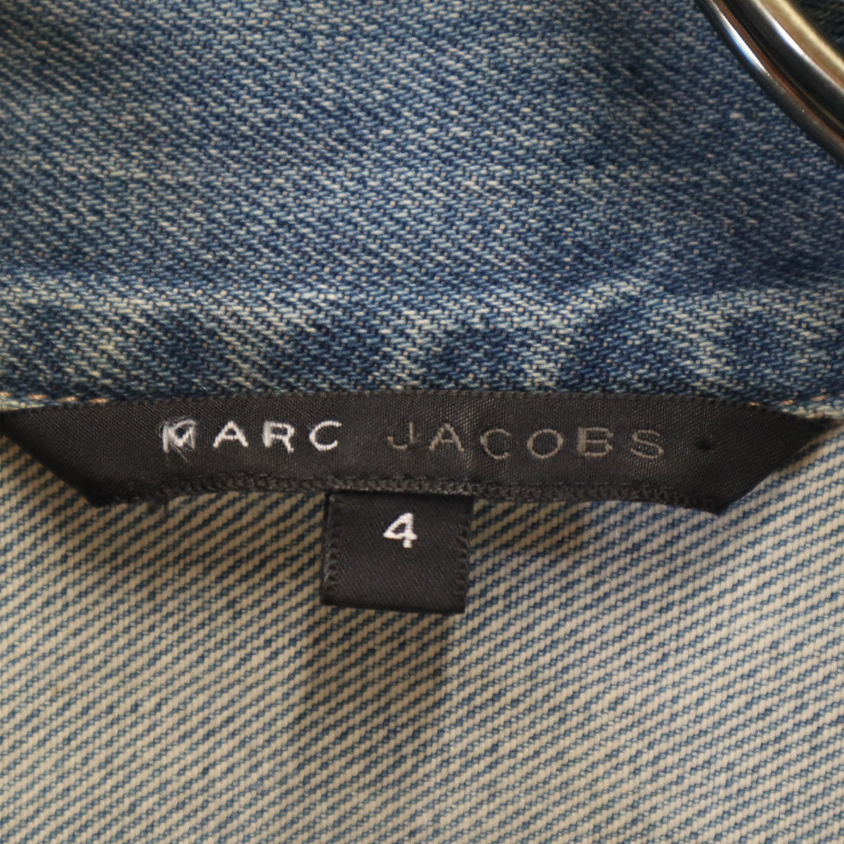 MARC JACOBS マークジェイコブス デニムジャケット 4 ウォッシュブルー ジージャン トラッカー レディース