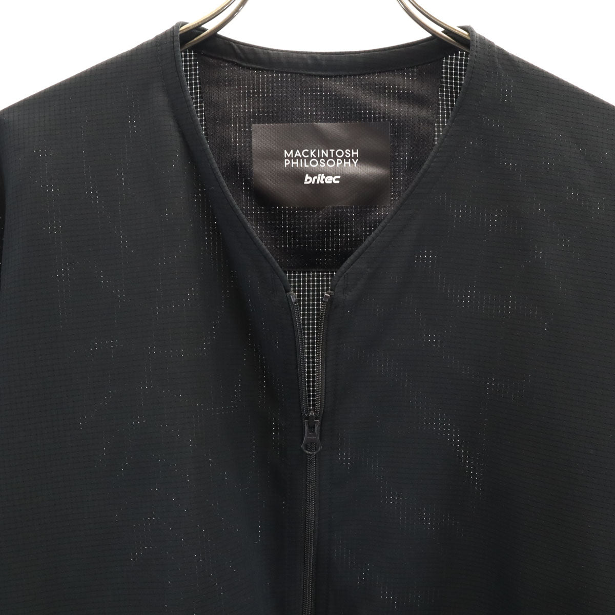 MACKINTOSH PHILOSOPHY マッキントッシュフィロソフィー 長袖 ジップ カーディガン 38 ブラック britec メンズ