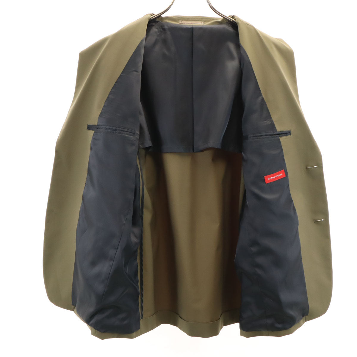 MAISON SPECIAL メゾンスペシャル テーラードジャケット 46 オリーブ系 メンズ