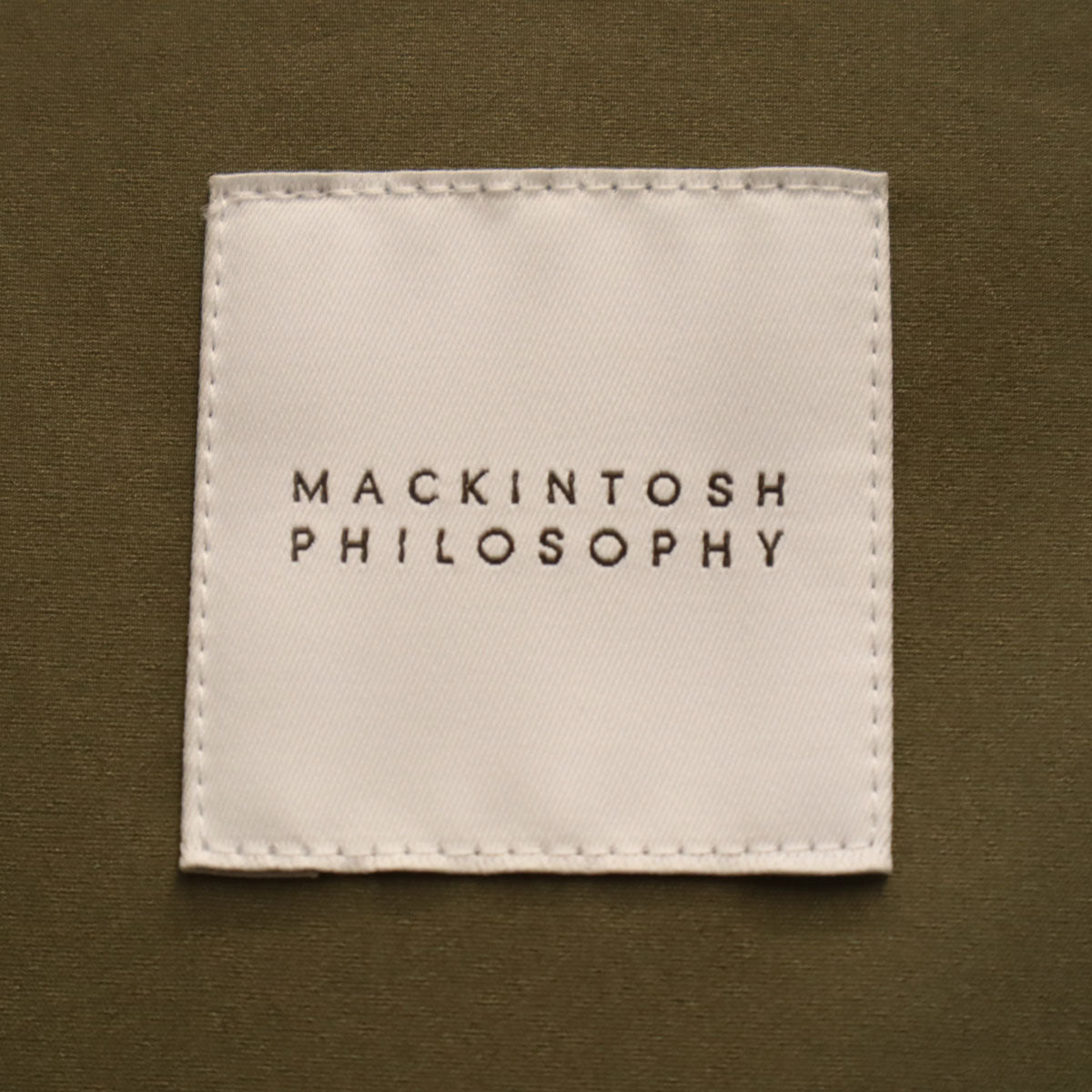 MACKINTOSH PHILOSOPHY マッキントッシュフィロソフィー 長袖 ジップパーカー 40 カーキ系 メンズ
