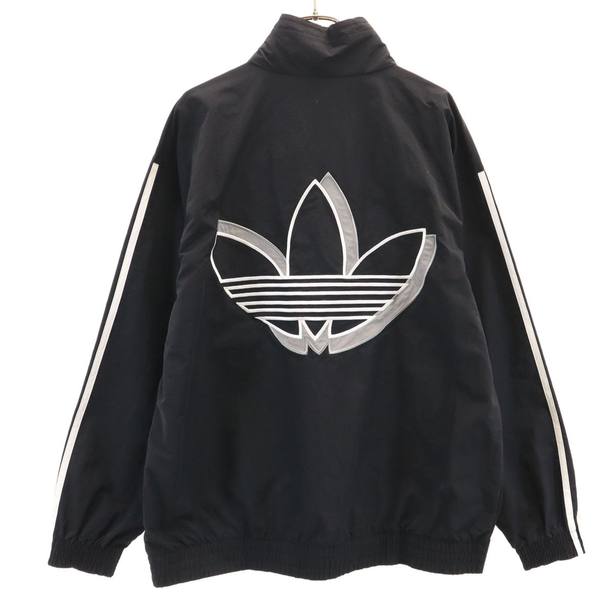 adidas アディダス 未使用 ナイロンジャケット 2XO ブラック タグ付き メンズ
