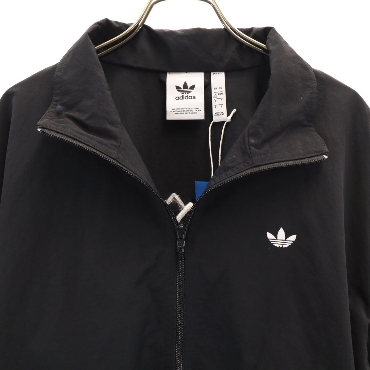 adidas アディダス 未使用 ナイロンジャケット 2XO ブラック タグ付き メンズ