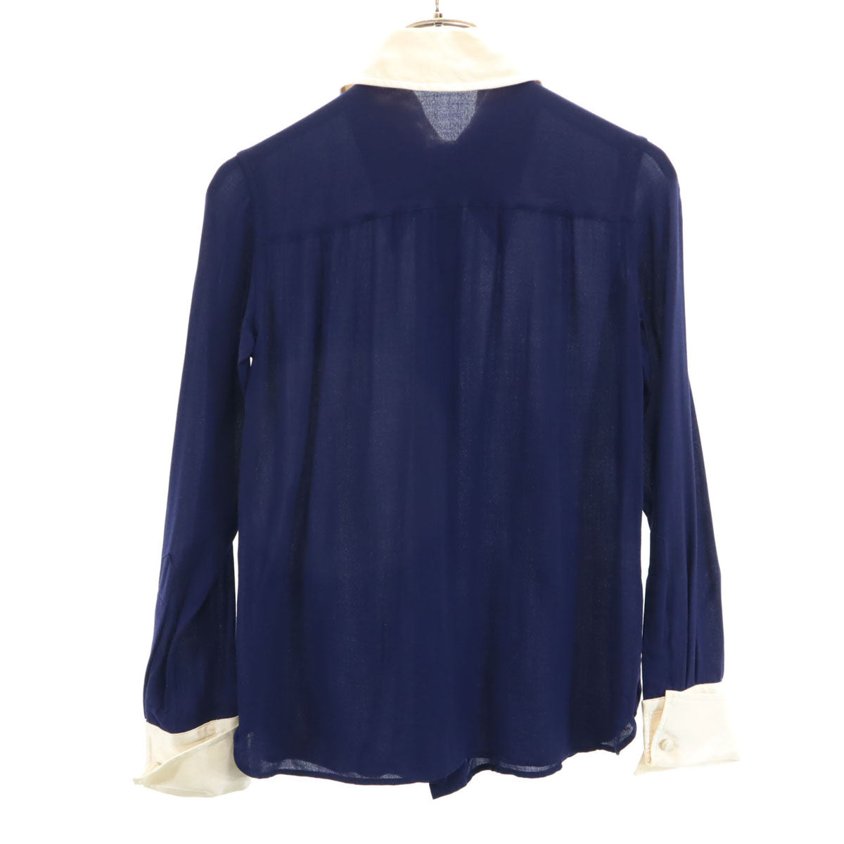 MARC JACOBS マークジェイコブス USA製 長袖 シアー シャツ ブルー レディース