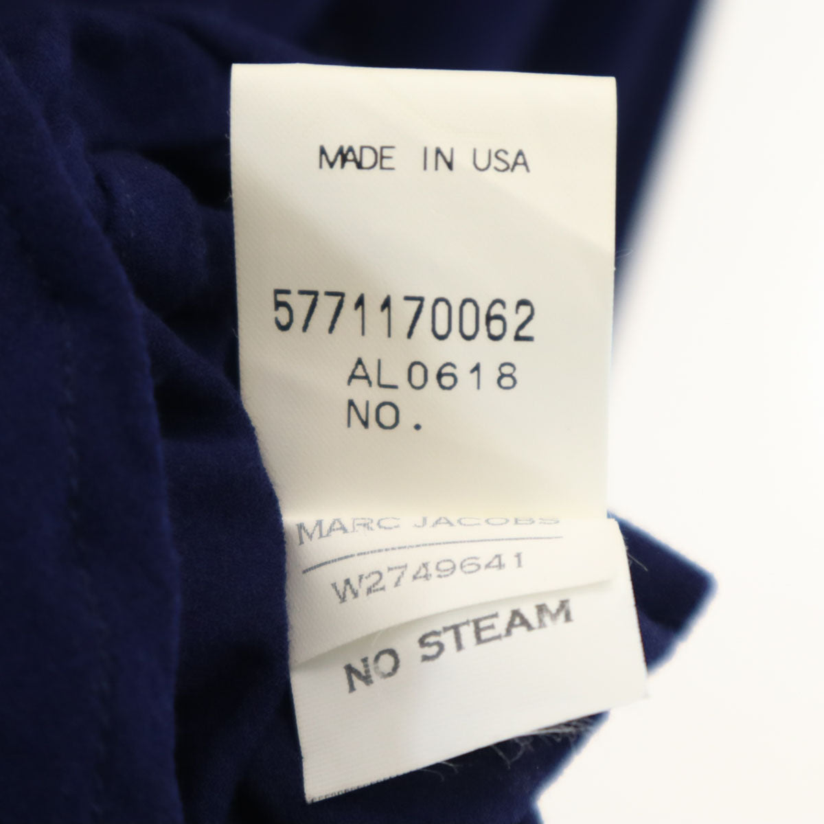 MARC JACOBS マークジェイコブス USA製 長袖 シアー シャツ ブルー レディース