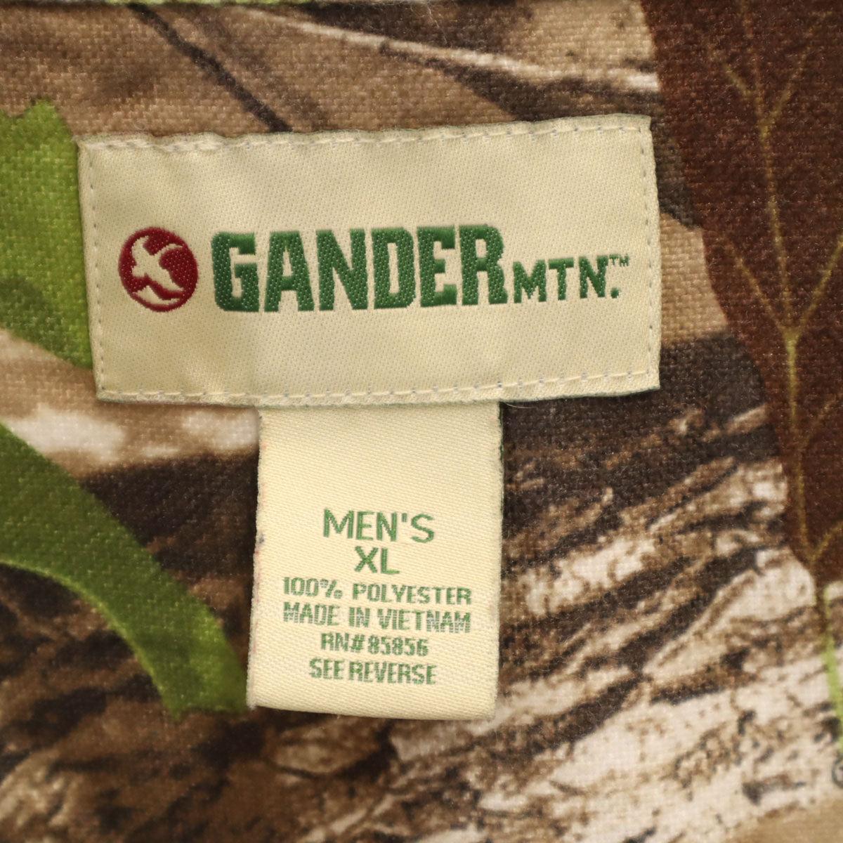 GANDER MTN. ガンダーマウンテン リアルツリー柄 長袖 シャツ XL ブラウン メンズ
