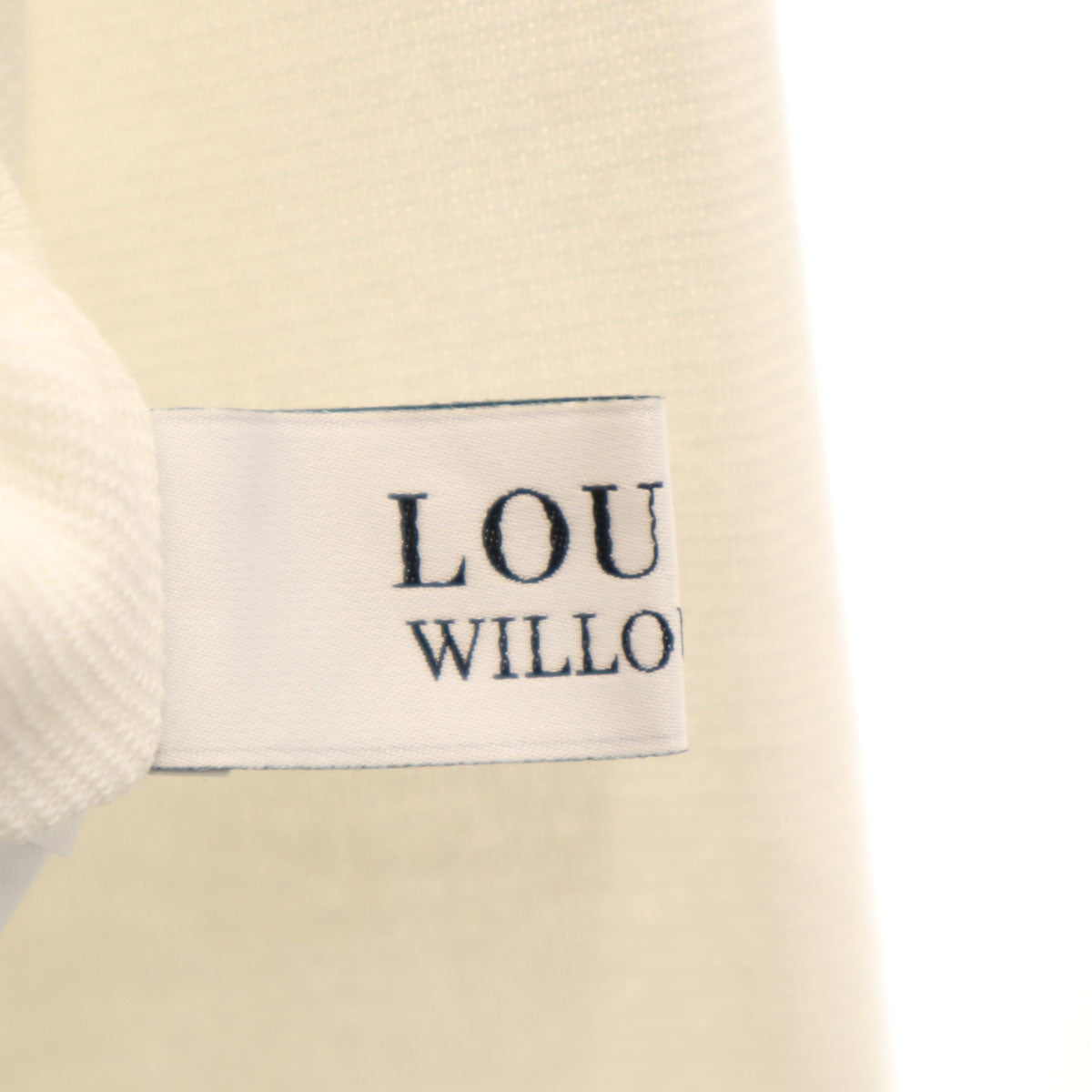 LOULOU WILLOUGHBY ルル ウィルビー 未使用 長袖 クロップド ニットカーディガン 2 アイボリー レディース