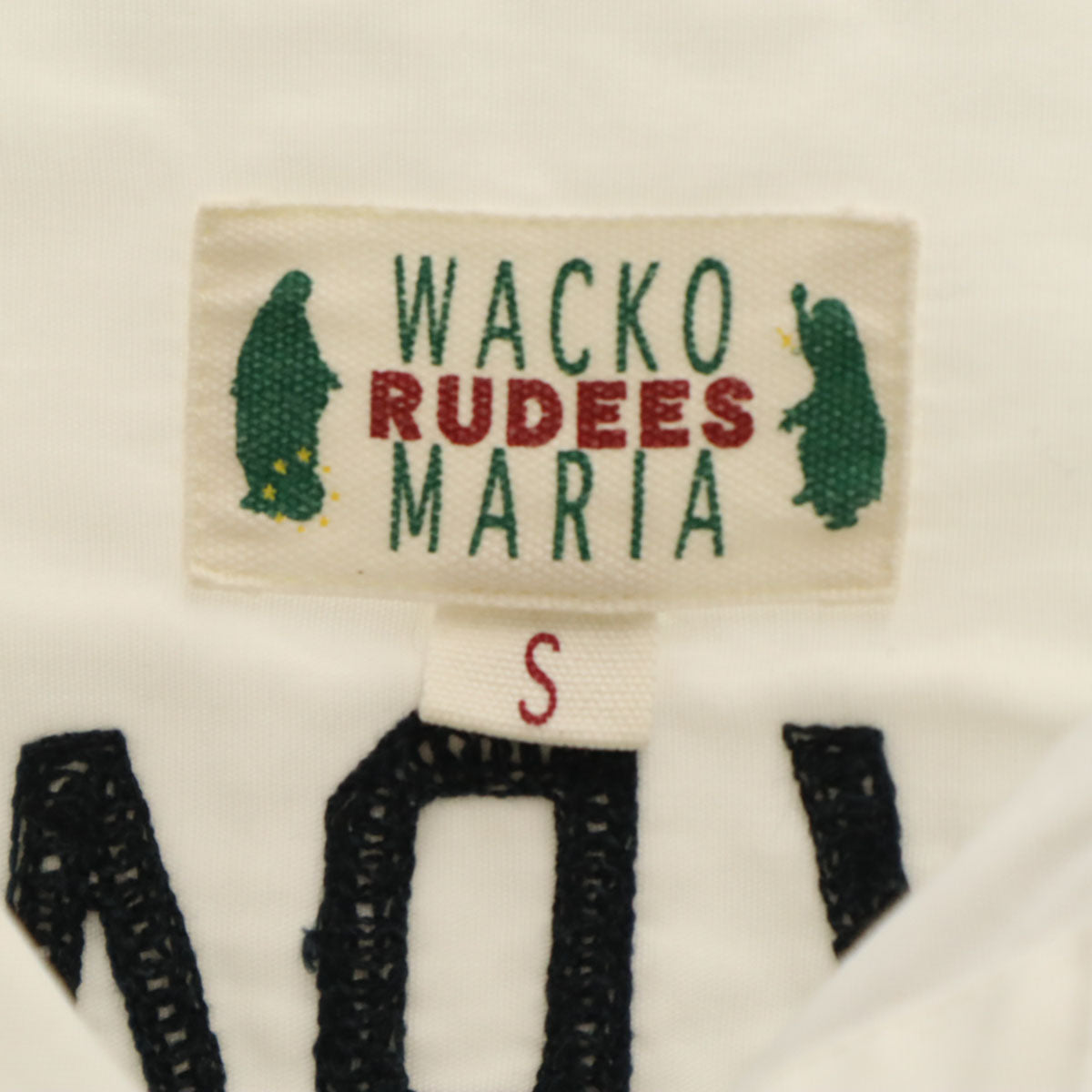 WACKO MARIA ワコマリア 日本製 旧タグ マリア 長袖 コットンシャツ S ホワイト メンズ