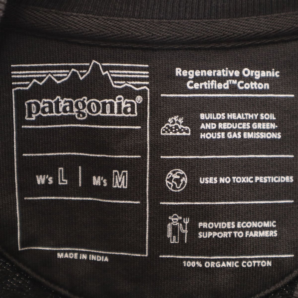 patagonia パタゴニア スウェット トレーナー M チャコールグレー 26346FA23 アウトドア ユニセックス メンズ