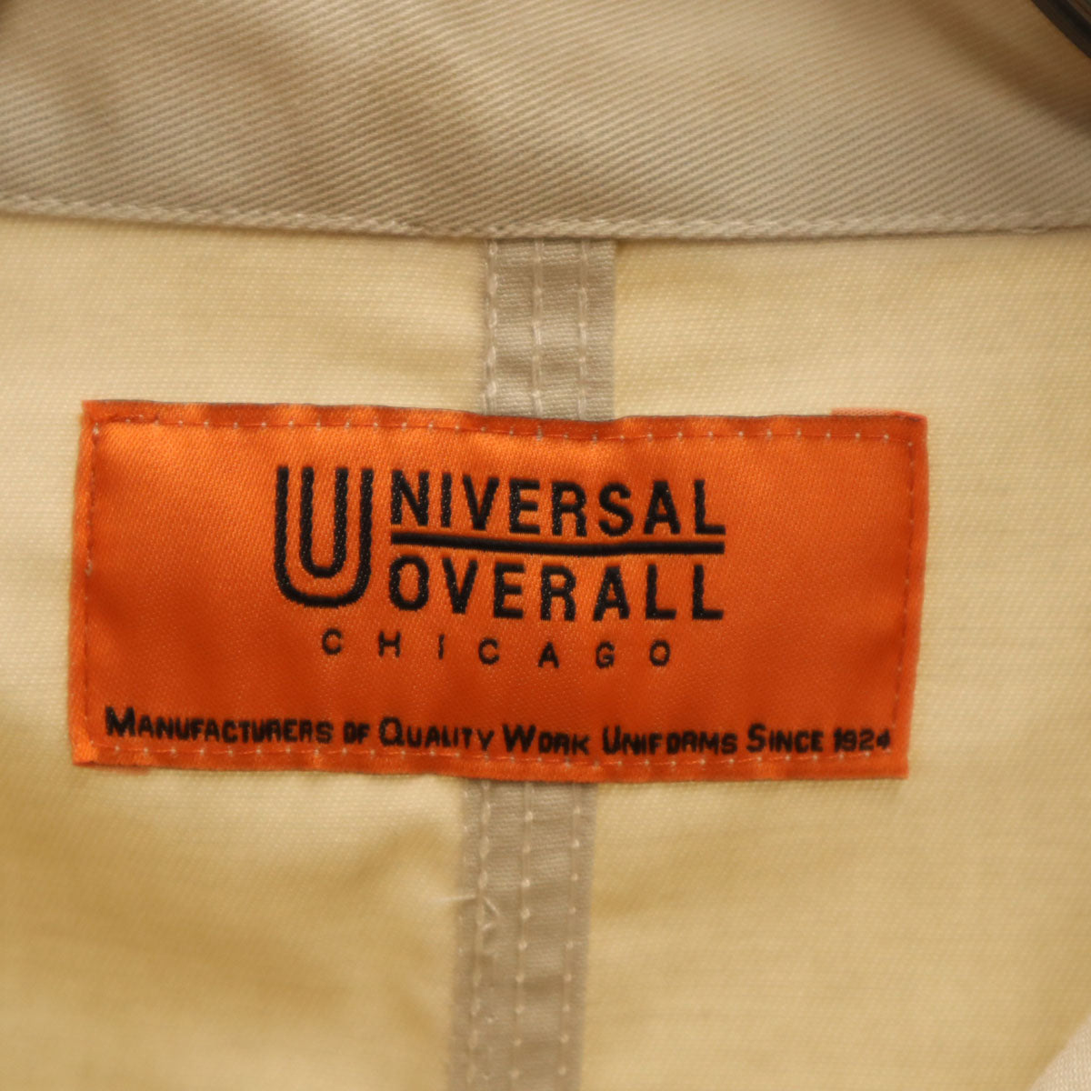 UNIVERSAL OVERALL ユニバーサルオーバーオール ワークジャケット M ベージュ メンズ