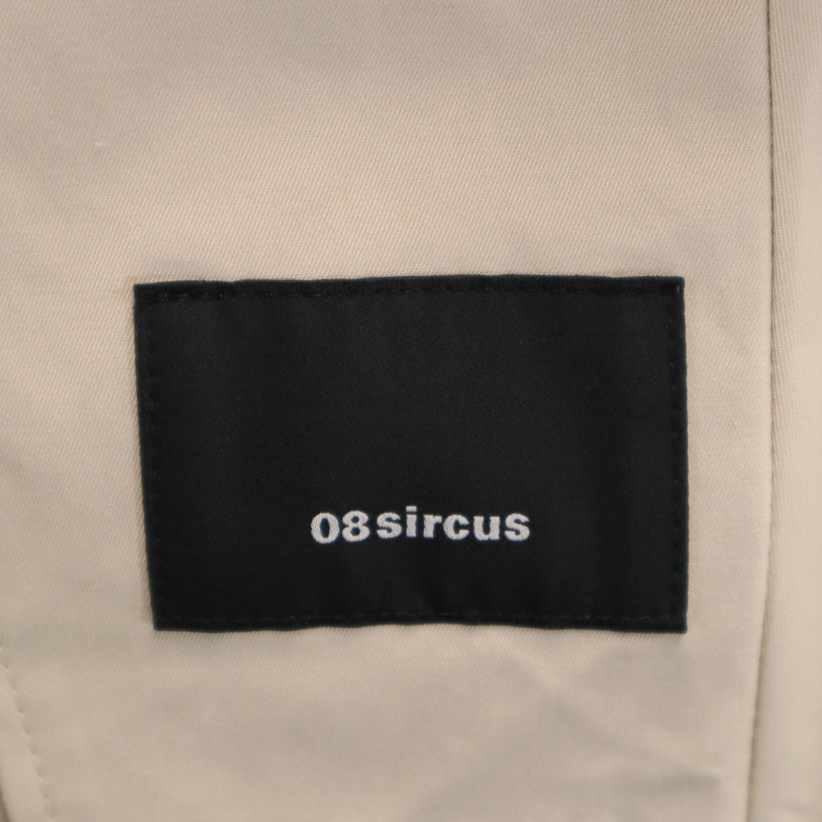 08sircus ゼロエイトサーカス 日本製 ドライバーズ ジャケット ベージュ メンズ