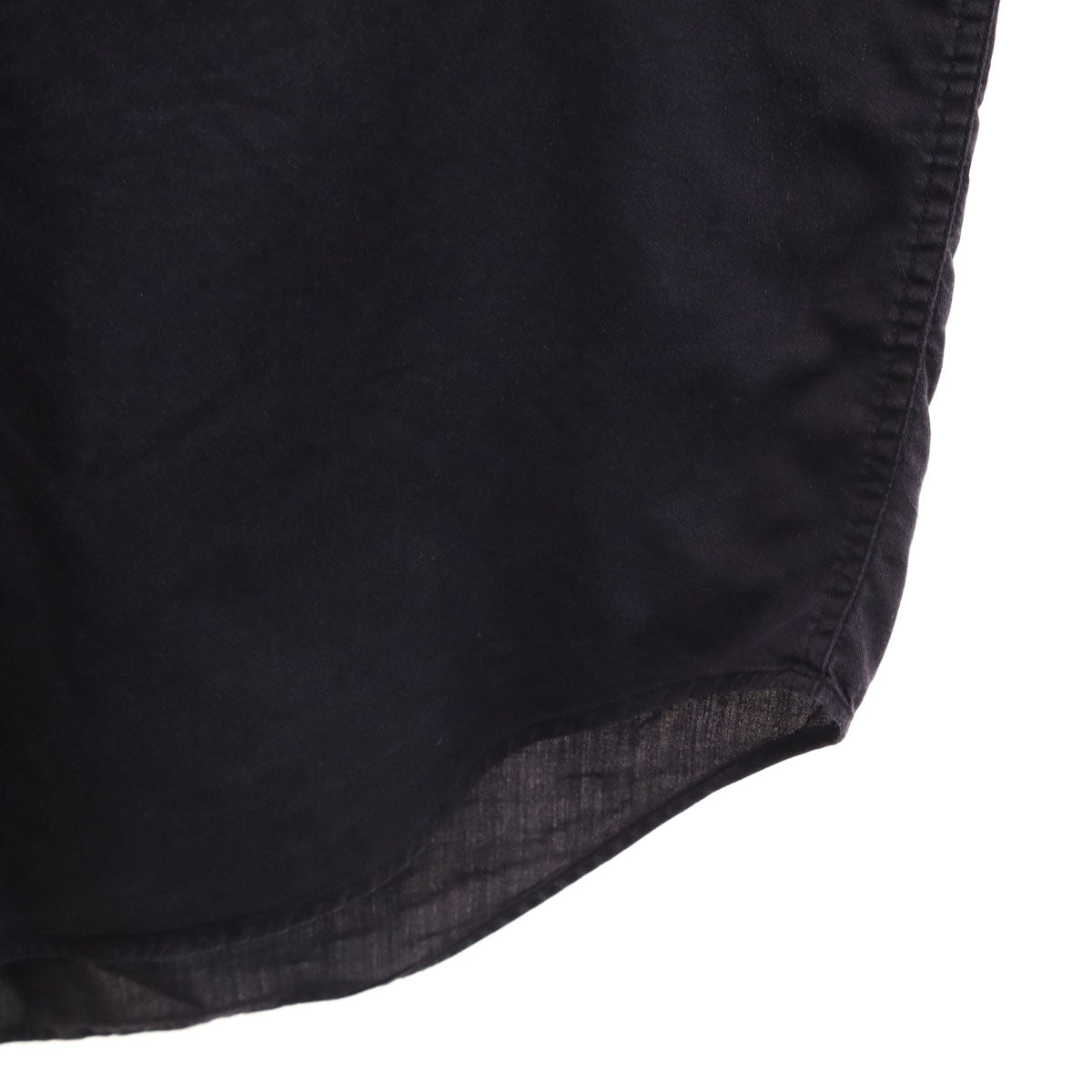 ARMANI COLLEZIONI アルマーニコレッツォーニ 長袖 コットンシャツ 38 ネイビー メンズ