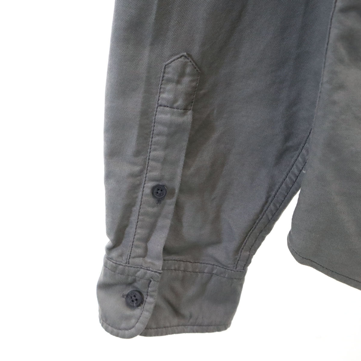 ARMANI EXCHANGE アルマーニエクスチェンジ 長袖 コットンシャツ L グレー メンズ