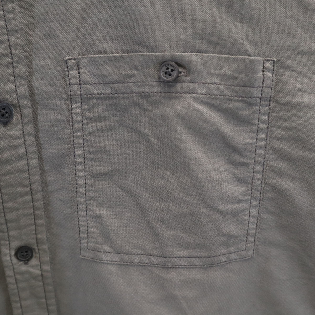 ARMANI EXCHANGE アルマーニエクスチェンジ 長袖 コットンシャツ L グレー メンズ