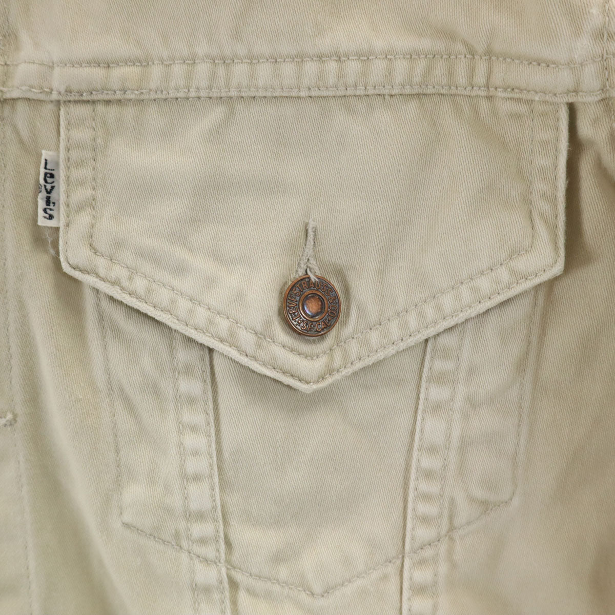 Levi's リーバイス 90s オールド トラッカー ジャケット 38 ベージュ メンズ