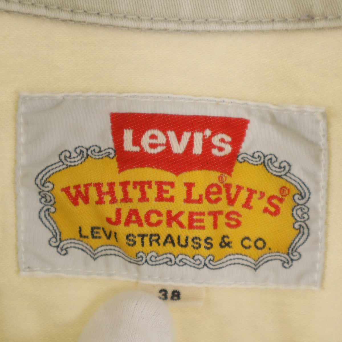 Levi's リーバイス 90s オールド トラッカー ジャケット 38 ベージュ メンズ
