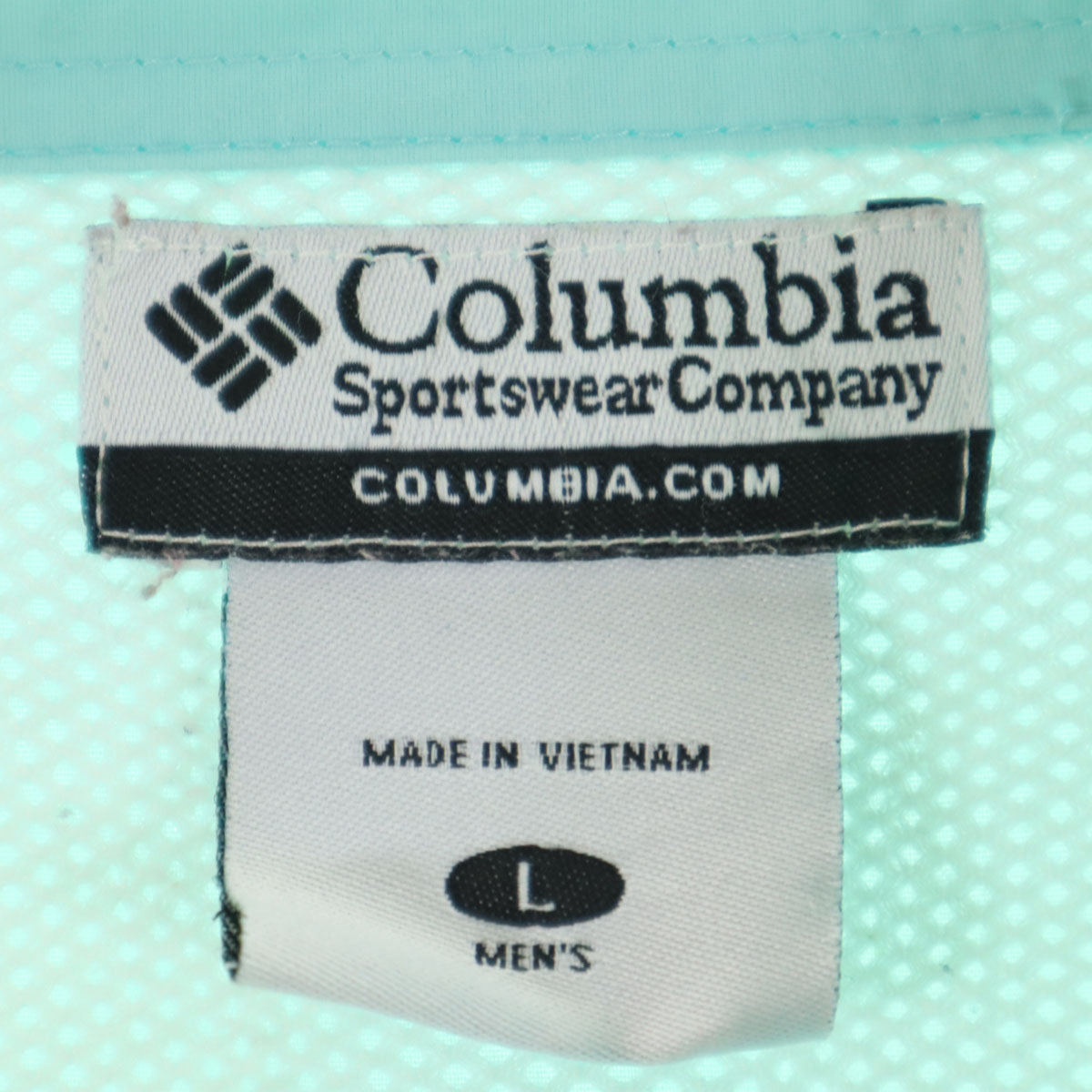 Columbia コロンビア 長袖 バハマ II ボタンダウンシャツ L ミント系 アウトドア メンズ