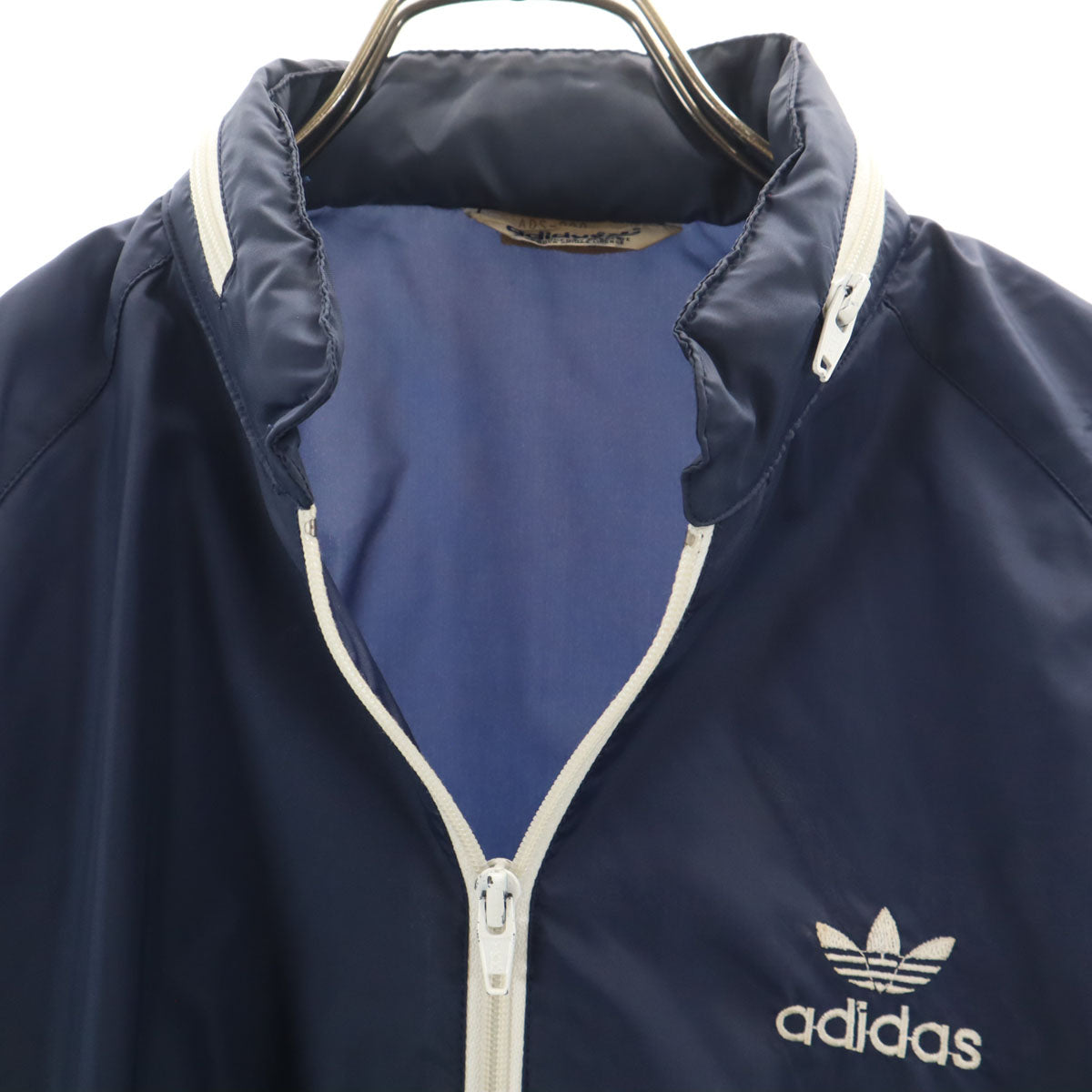 adidas アディダス 70s 80s ヴィンテージ ウインドブレーカー S ネイビー デサント ジャケット メンズ
