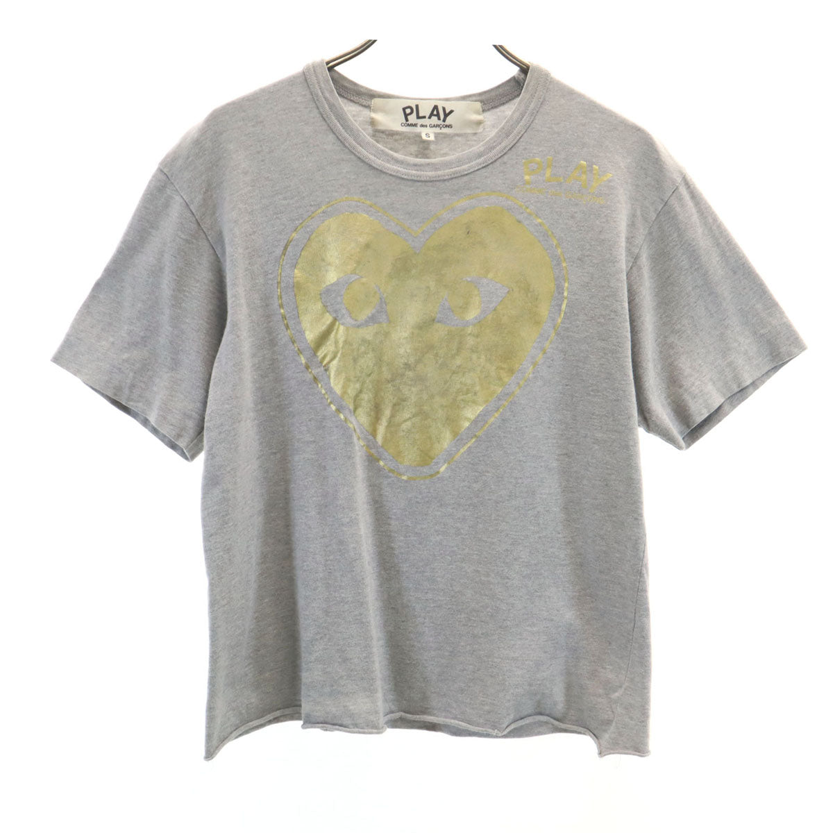 PLAY COMME des GARCONS プレイコムデギャルソン 半袖 Tシャツ S グレー メンズ