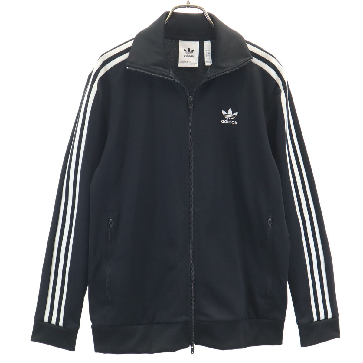 adidas Originals アディダスオリジナルス トレフォイルロゴ ベッケンバウアー トラックジャケット M ブラック ジャージ メンズ