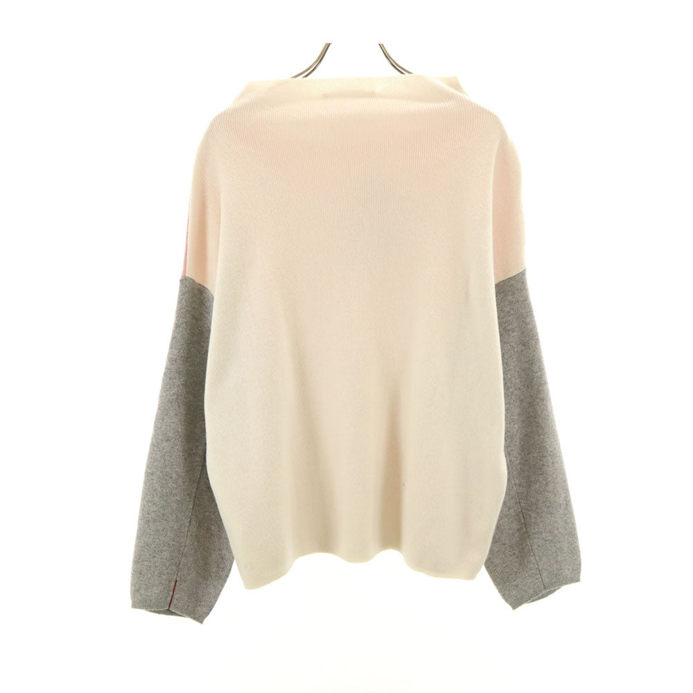 未使用 LIVIANA CONTI リビアナコンティ イタリア製 長袖 ボトルネック セーター 40 ピンク 他 ニット レディース