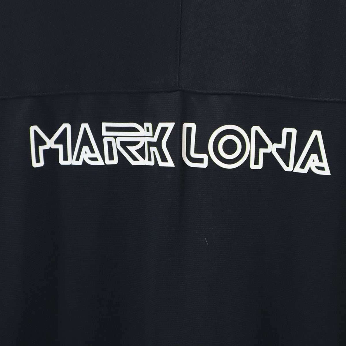 美品 MARK&LONA マークアンドロナ ゴルフ 長袖 ポロシャツ 50 ネイビー メンズ