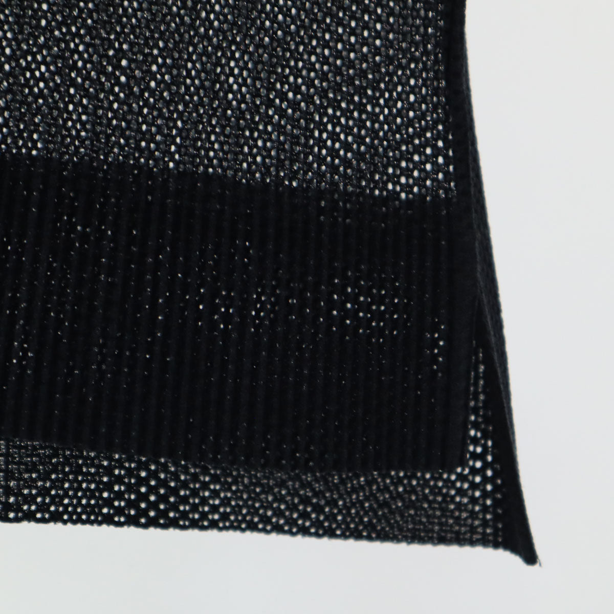 美品 PLEATS PLEASE プリーツプリーズ 日本製 ノースリーブ メッシュ プリーツ タンクトップ 3 ブラック レディース