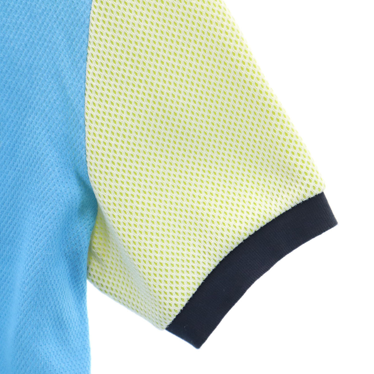 FRED PERRY フレッドペリー RAF SIMONS ラフシモンズ コラボ ポルトガル製 半袖 シャツ 38 水色 メンズ