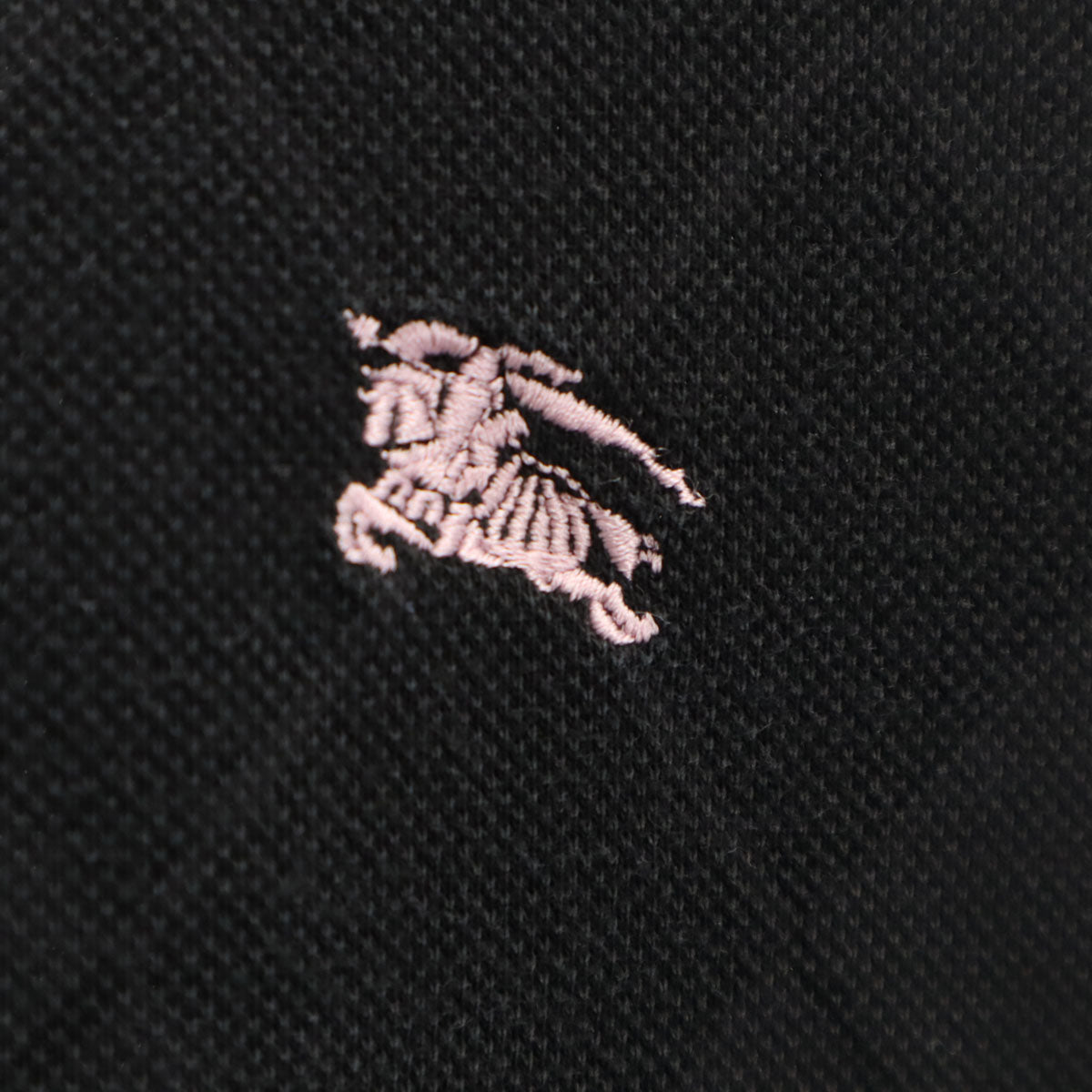 BURBERRY BLACK LABEL バーバリーブラックレーベル アーガイル柄 半袖 ポロシャツ 3 ブラック 三陽商会 メンズ