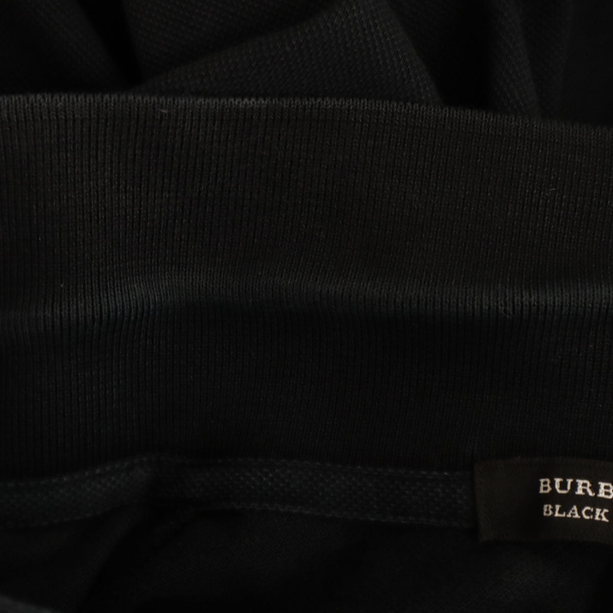 BURBERRY BLACK LABEL バーバリーブラックレーベル アーガイル柄 半袖 ポロシャツ 3 ブラック 三陽商会 メンズ