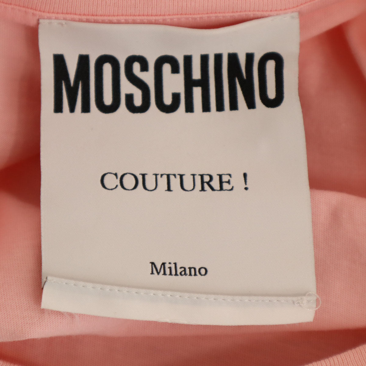MOSCHINO モスキーノ 半袖 Tシャツ 44 ピンク レディース