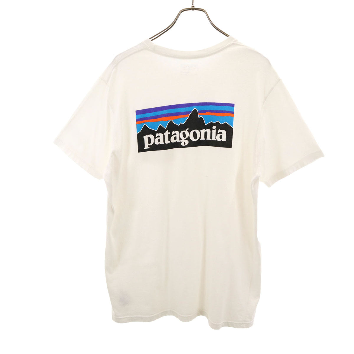 patagonia パタゴニア バックロゴ 半袖 Tシャツ L ホワイト 38910SP16 アウトドア メンズ